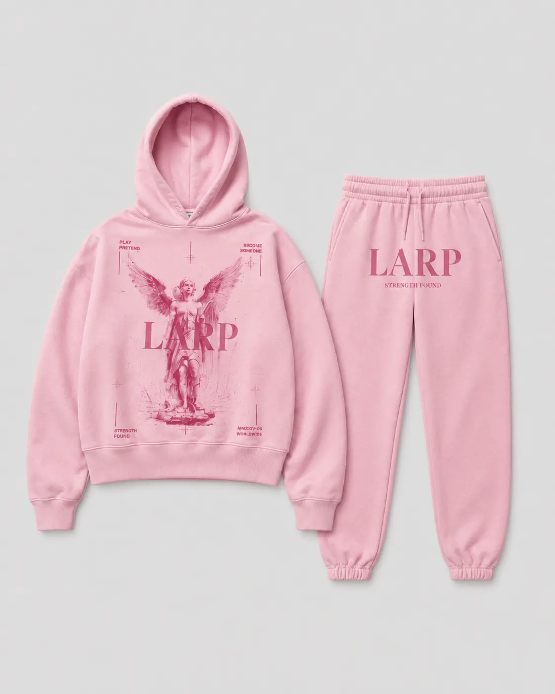 LARP Angel Set — Pink · Pink — LARP Strength Found