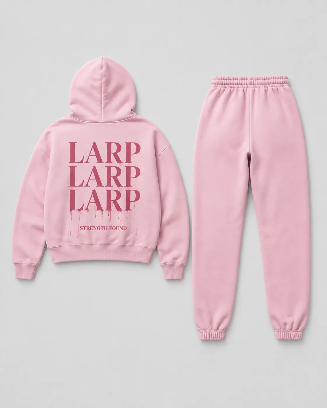 LARP Angel Set — Pink · Pink back view