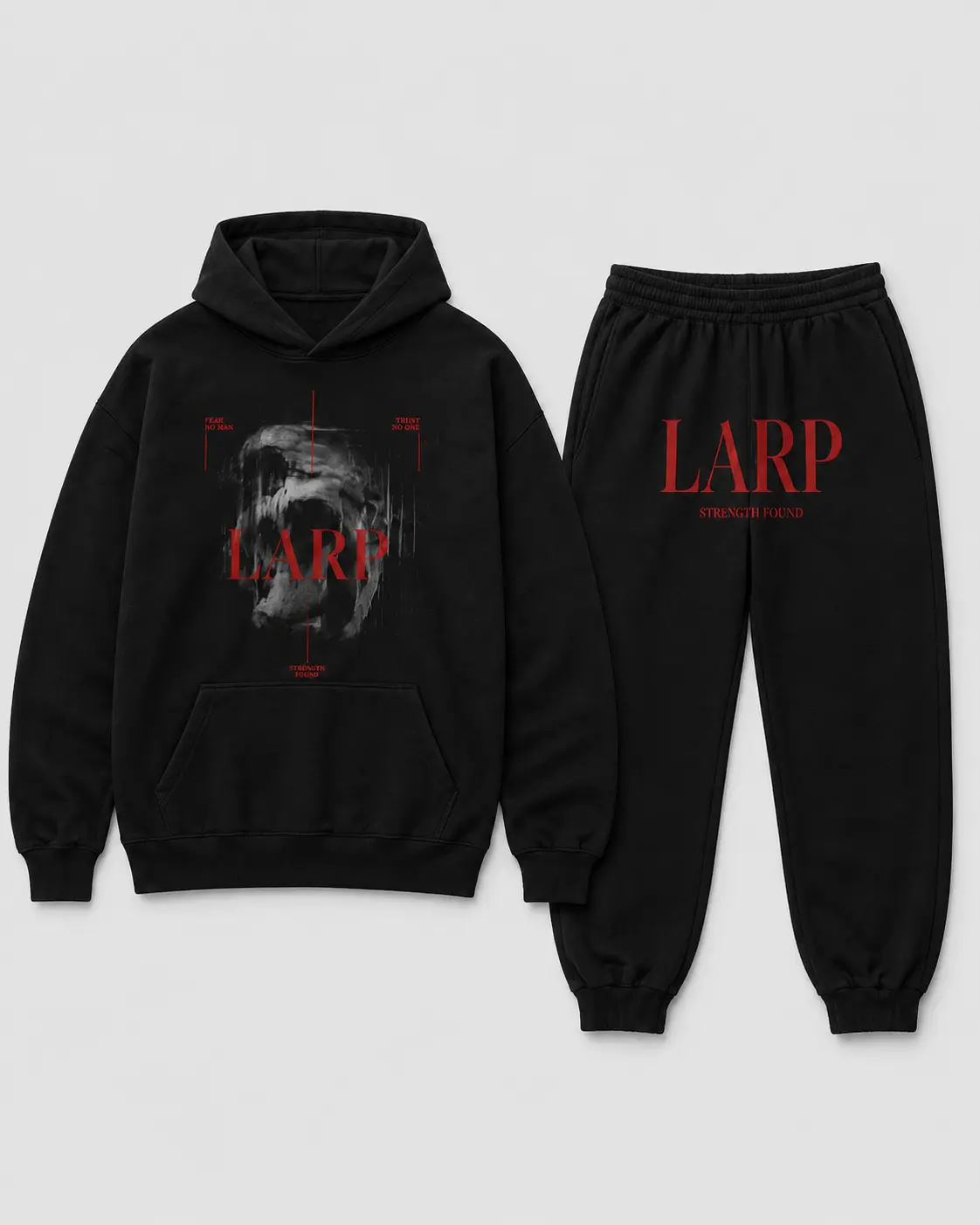 LARP Angel Set — Black · Red — LARP Strength Found